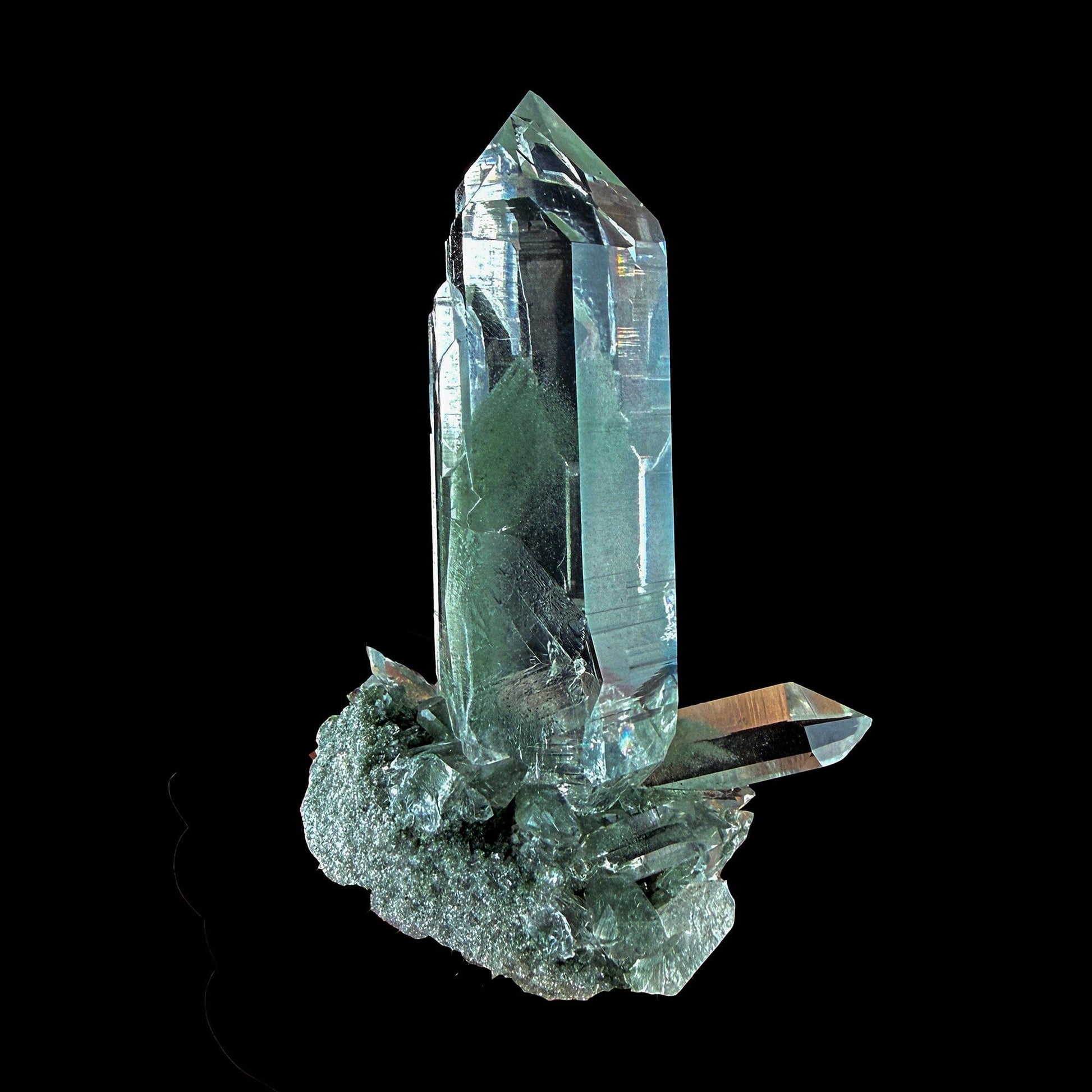 Himalayan Green Phantom Quartz Crystal – Natural Indian Phantom Quartz Point | Collector Grade Raw Mineral Specimen # DKT33 QUARTZ Superb Minerals 