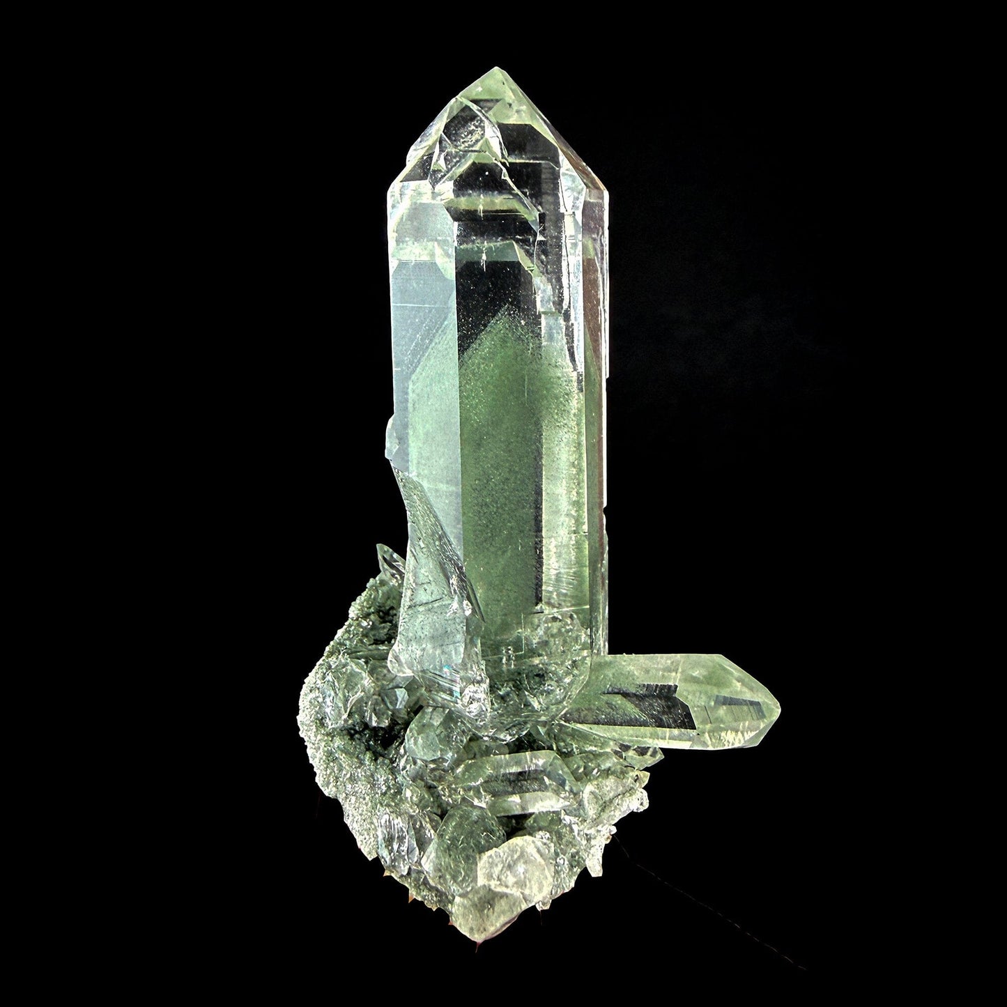 Himalayan Green Phantom Quartz Crystal – Natural Indian Phantom Quartz Point | Collector Grade Raw Mineral Specimen # DKT33 QUARTZ Superb Minerals 