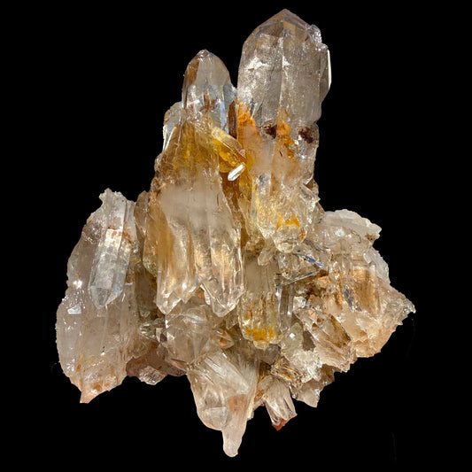 Himalayan Quartz Crystal Cluster – Natural Indian Raw Quartz Specimen | Golden Healer Style Collector Mineral Display Piece# DKT32 QUARTZ Superb Minerals 