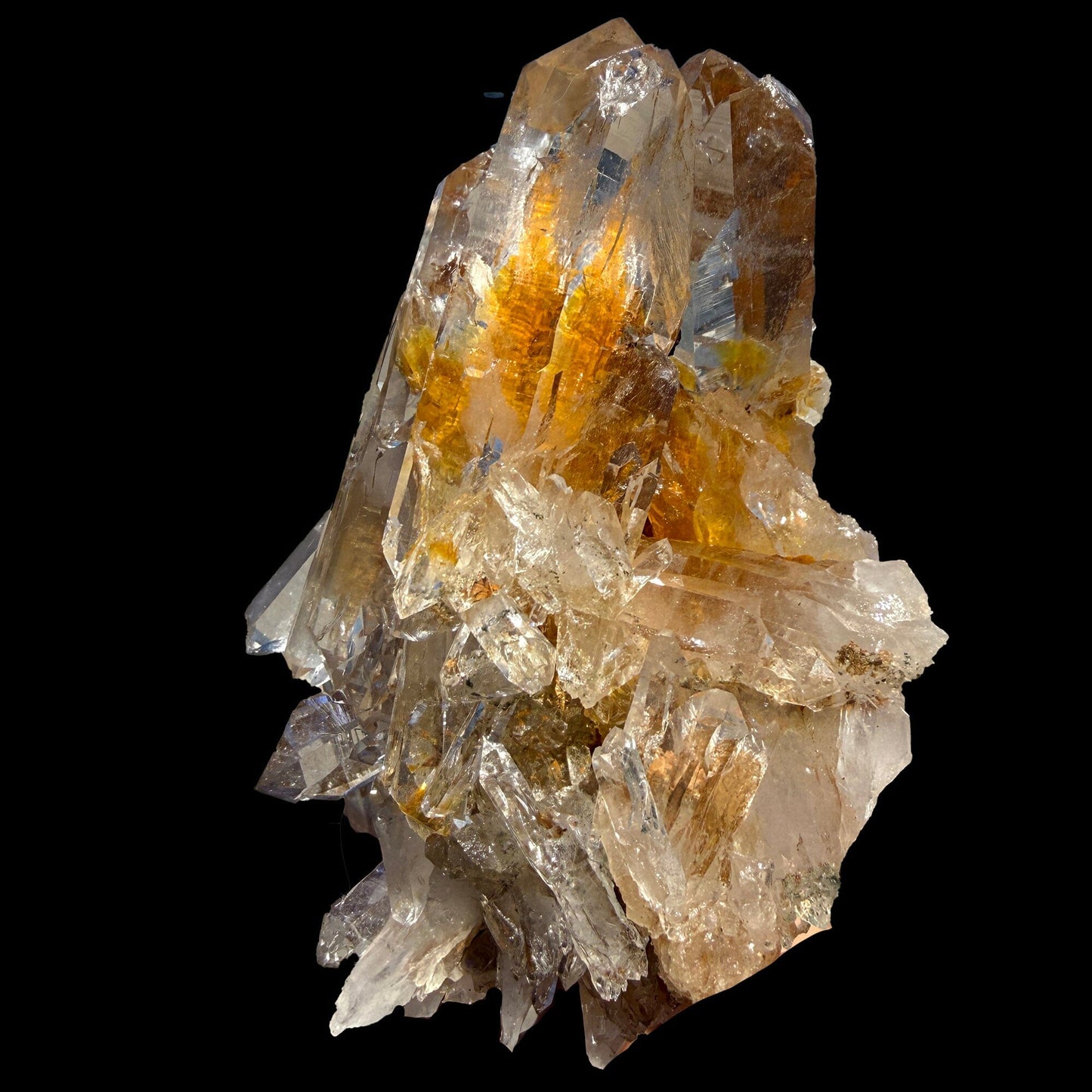 Himalayan Quartz Crystal Cluster – Natural Indian Raw Quartz Specimen | Golden Healer Style Collector Mineral Display Piece# DKT32 QUARTZ Superb Minerals 