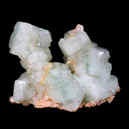 Huge Green Apophyllite Cubes with Heulandite – Freestanding Natural Mineral Specimen from Nashik # B 7177 Apophylite Superb Minerals 