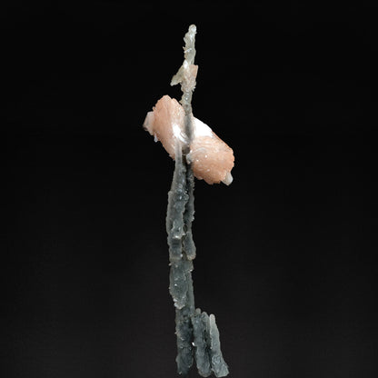 Heulandite on Chalcedony with Stilbite - #20T07