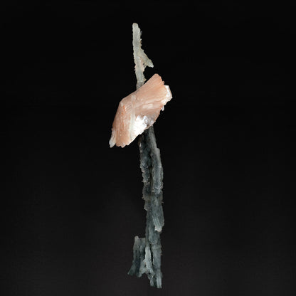 Heulandite on Chalcedony with Stilbite - #20T07