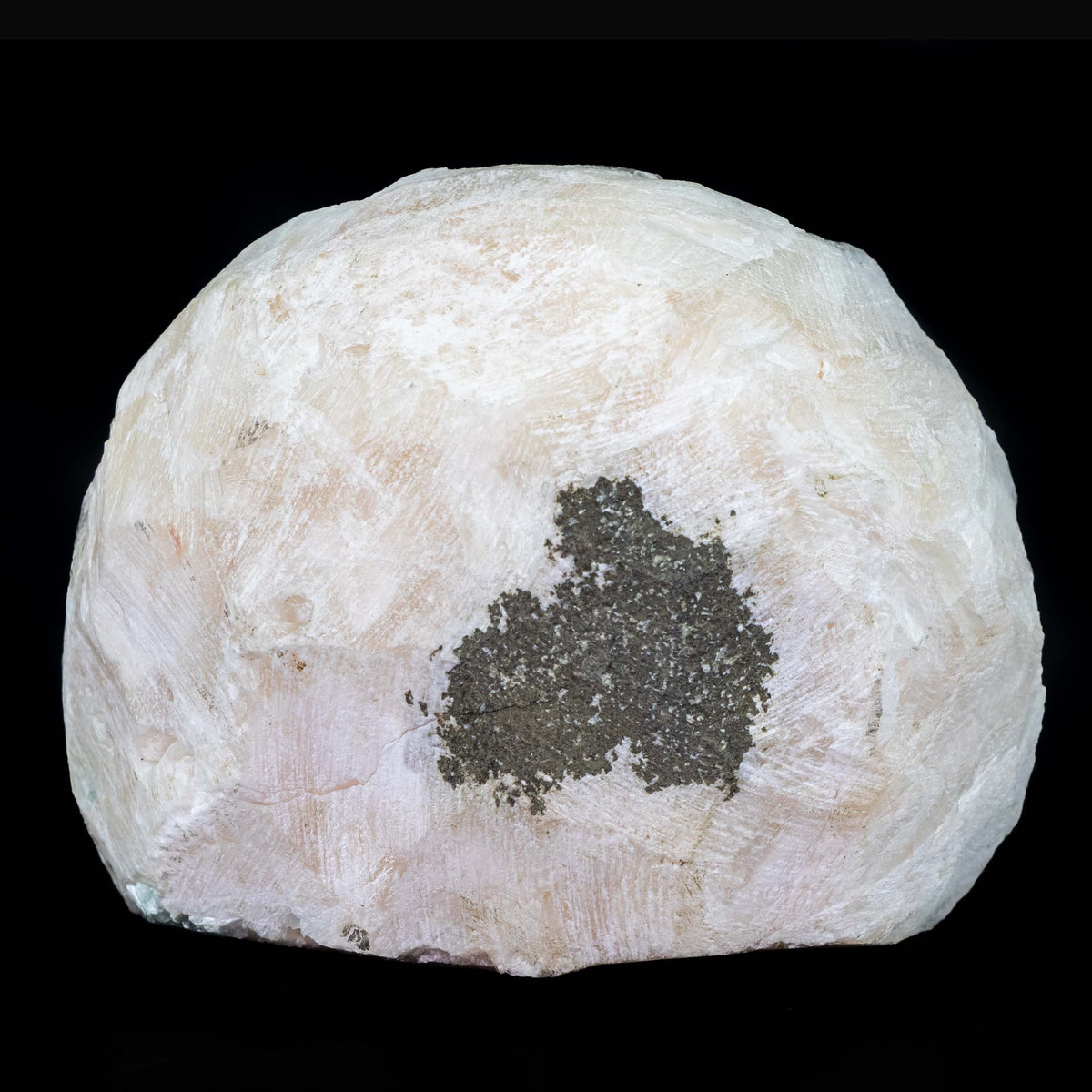 Powellite Pyramids with Green Apophyllite on Stilbite - #C16