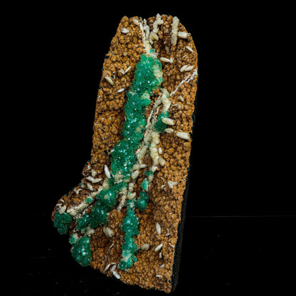 Rare Green Apophyllite with Chalcedony Natural Mineral Specimen #TC24-17