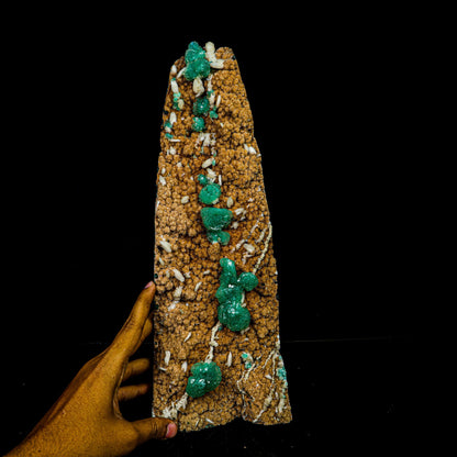 Rare Green Apophyllite with Heulandite Natural Mineral Specimen #TC24-20