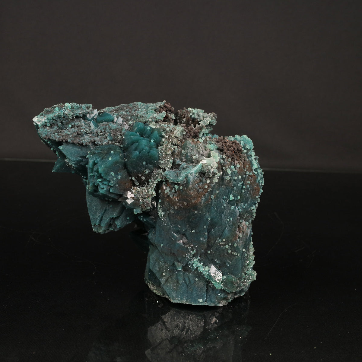 Marshy Apophyllite with Chalcedony Natural Mineral Specimen # B 6818