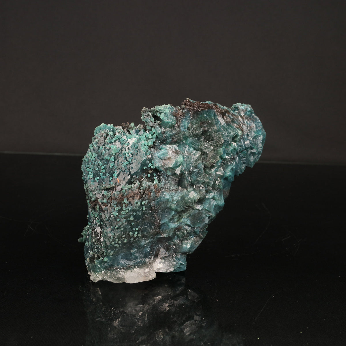 Marshy Apophyllite with Chalcedony Natural Mineral Specimen # B 6818