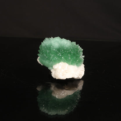 Rare Green Apophyllite with Heulandite Natural Mineral Specimen # B 6830