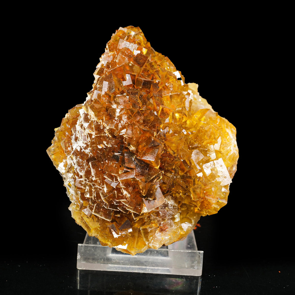 Yellow Fluorite Natural mineral Specimen # B 6804