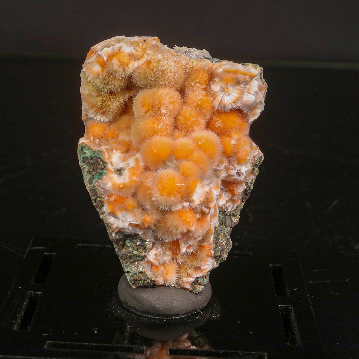 Thomsonite Orange Rare Find Natural Mineral Specimen # B 6813
