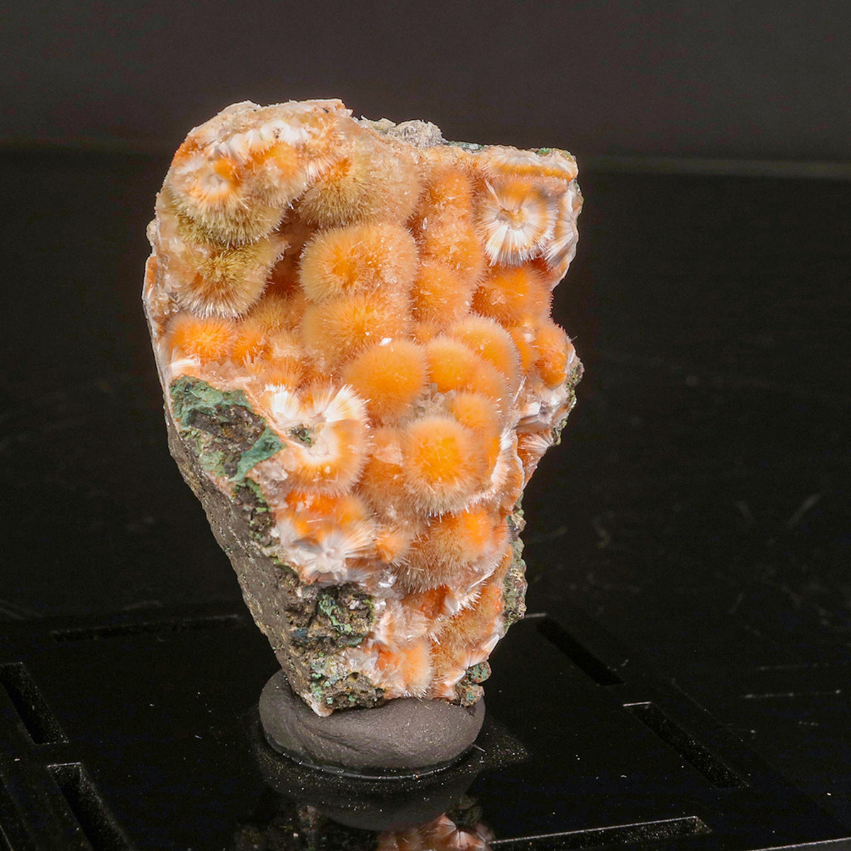 Thomsonite Orange Rare Find Natural Mineral Specimen # B 6813