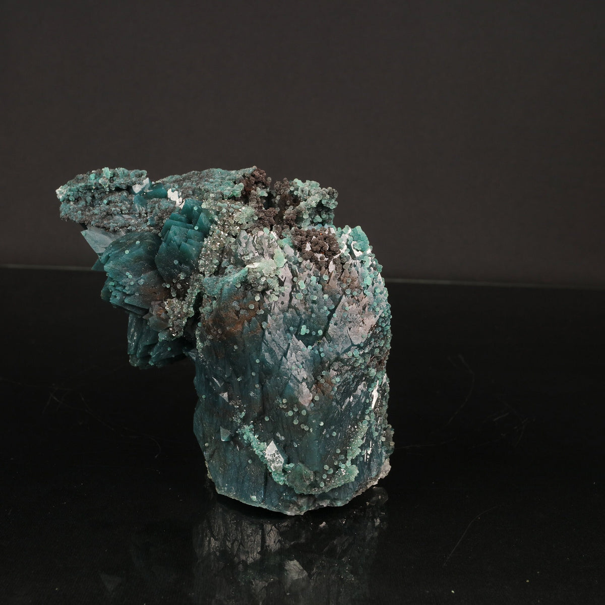 Marshy Apophyllite with Chalcedony Natural Mineral Specimen # B 6818