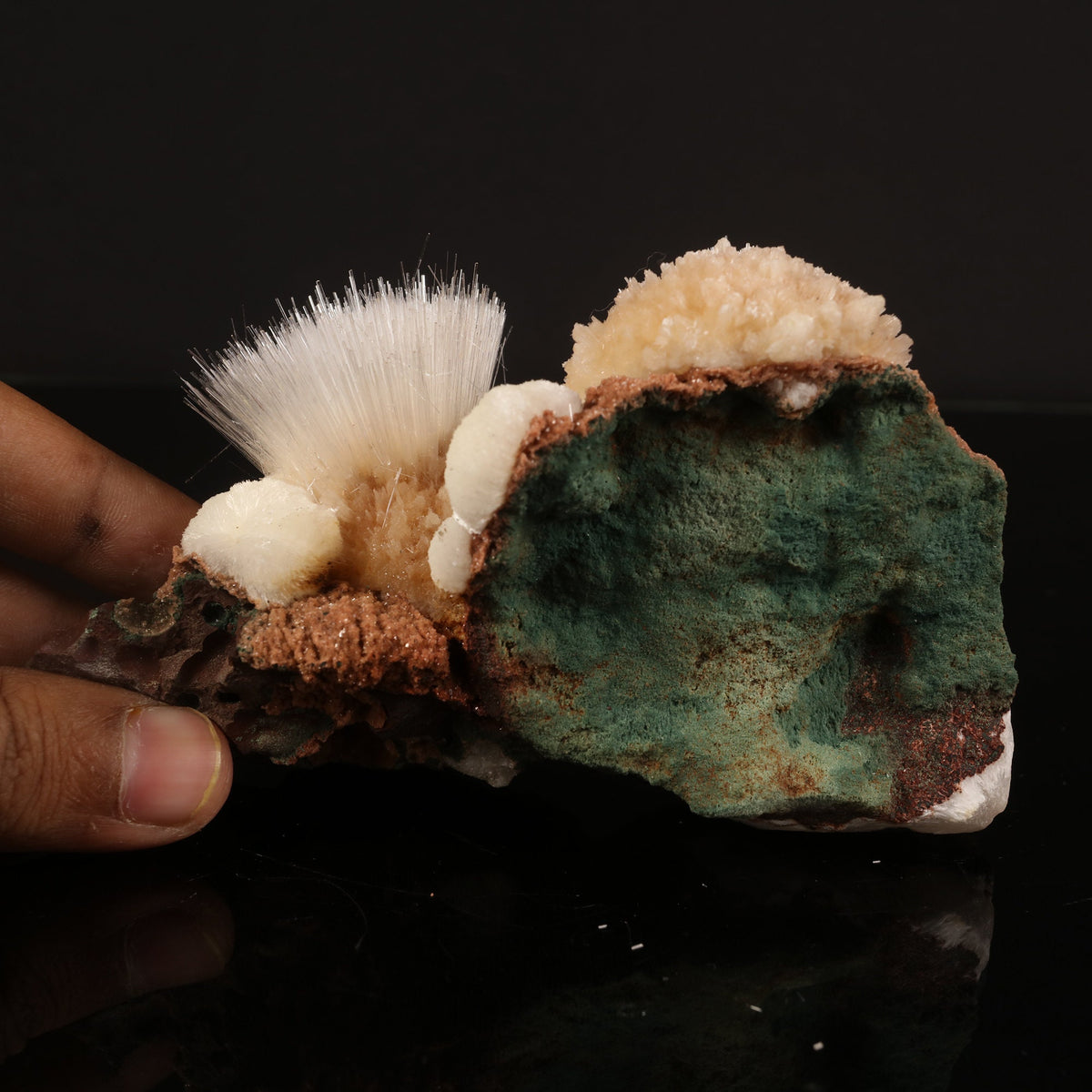Rare New Find Thomsonite with Mesolite Natural Mineral Specimen # B 6822