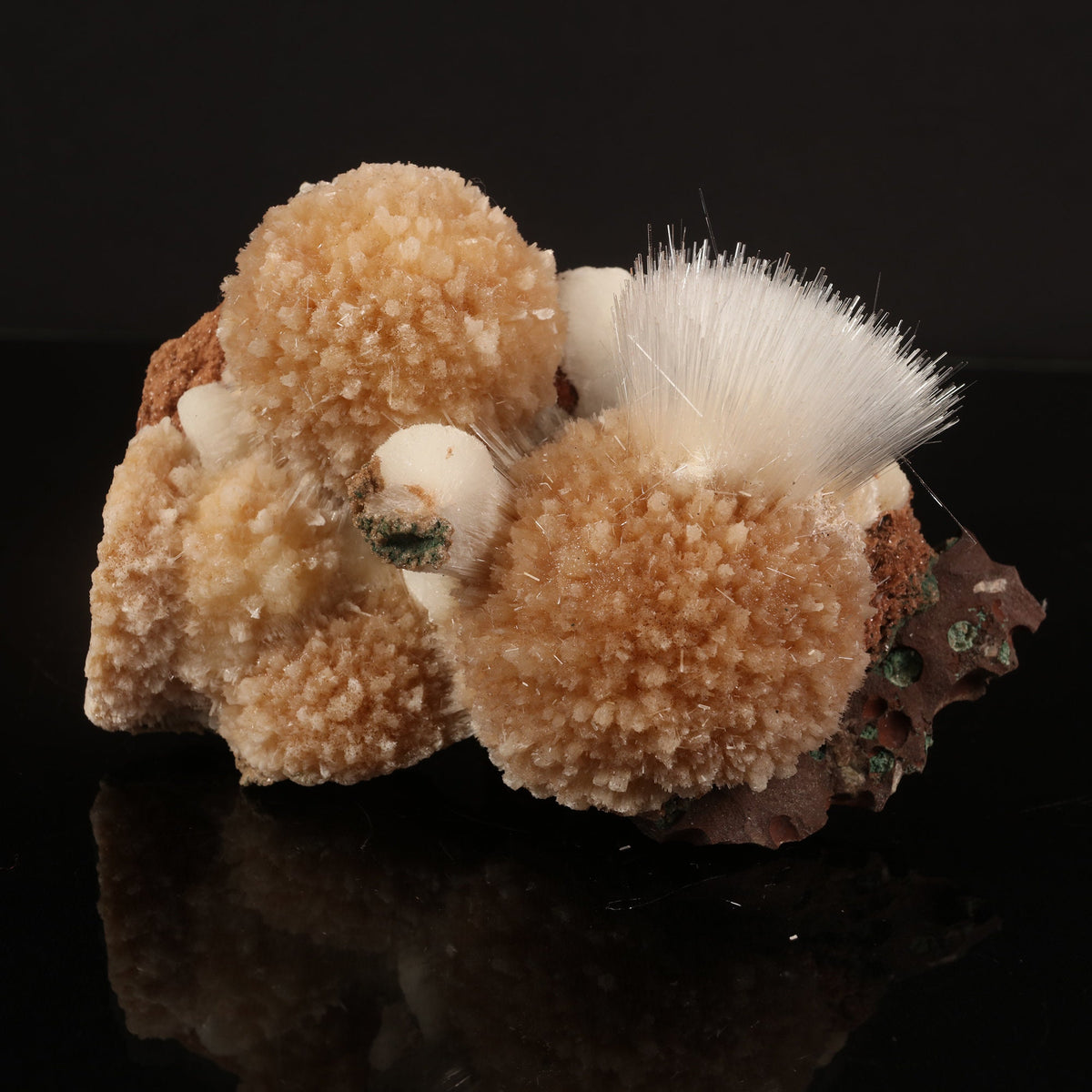 Rare New Find Thomsonite with Mesolite Natural Mineral Specimen # B 6822