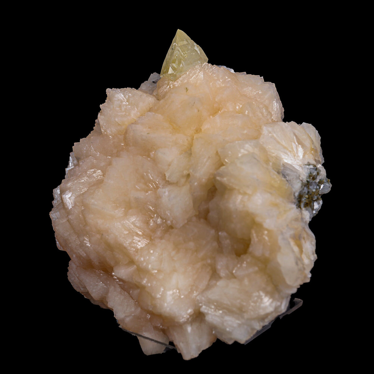 Powellite with Stilbite Rare Find Natural Mineral Specimen # B 6911