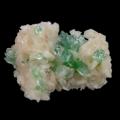 Green Apophyllite sharp terminated Natural Mineral Specimen USA # B 6937