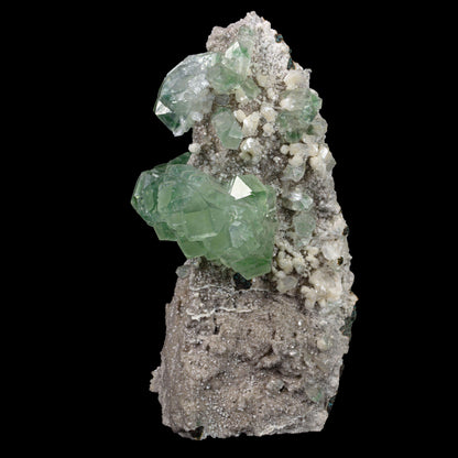 Green Apophyllite sharp terminated Natural Mineral Specimen USA # B 6934