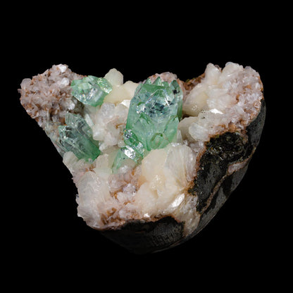 Green Apophyllite sharp terminated Natural Mineral Specimen USA # B 6936