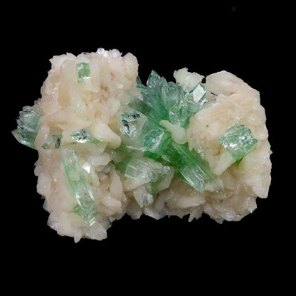 Green Apophyllite sharp terminated Natural Mineral Specimen USA # B 6937