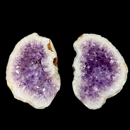 Deep Purple Amethyst Geode | Indian Mineral Specimen