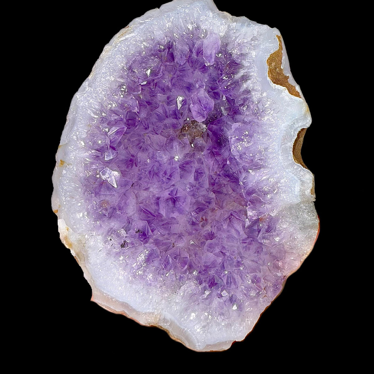 Deep Purple Amethyst Geode | Indian Mineral Specimen