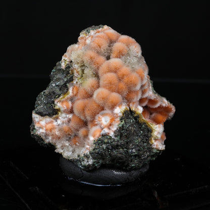 Orange Thomsonite with Mesolite Natural Mineral Specimen from Madhya Pradesh # B 7238