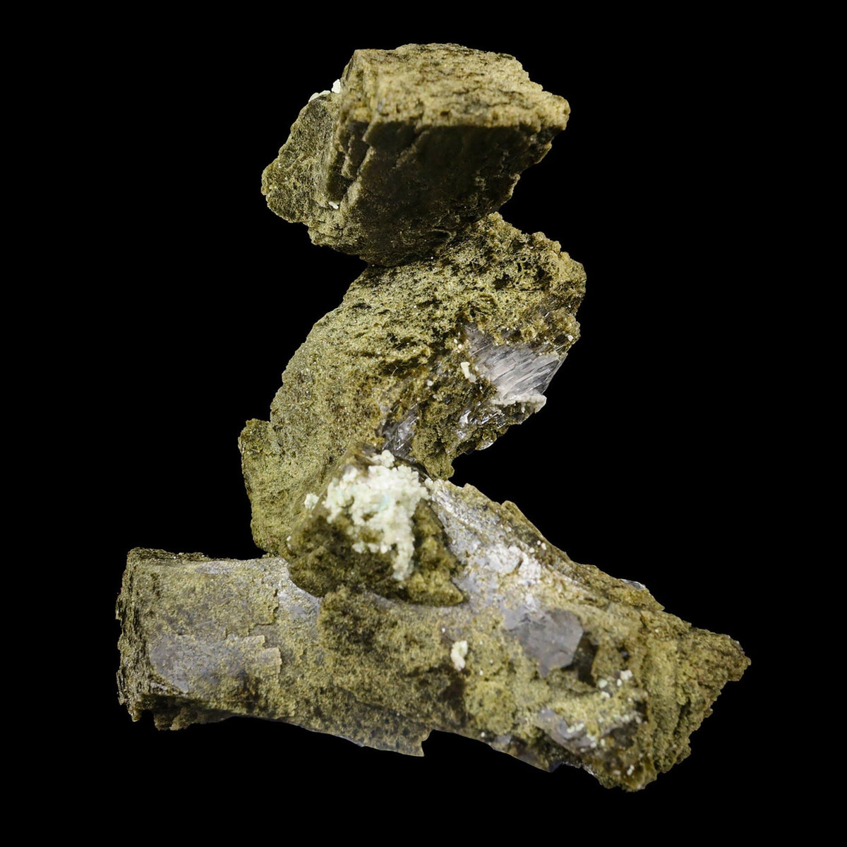 Green Heulandite Natural Mineral Specimen # B 7015