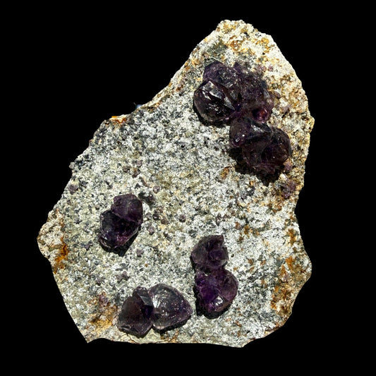 Karur Amethyst Crystal Cluster on Matrix – Deep Purple Natural Quartz Specimen India | Collector Grade Raw Mineral # DKT54 Amethsty Superb Minerals 