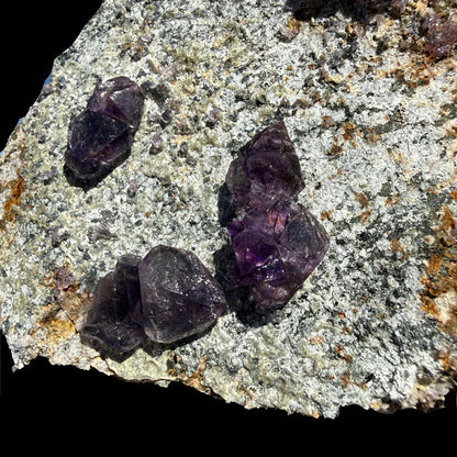 Karur Amethyst Crystal Cluster on Matrix – Deep Purple Natural Quartz Specimen India | Collector Grade Raw Mineral # DKT54 Amethsty Superb Minerals 