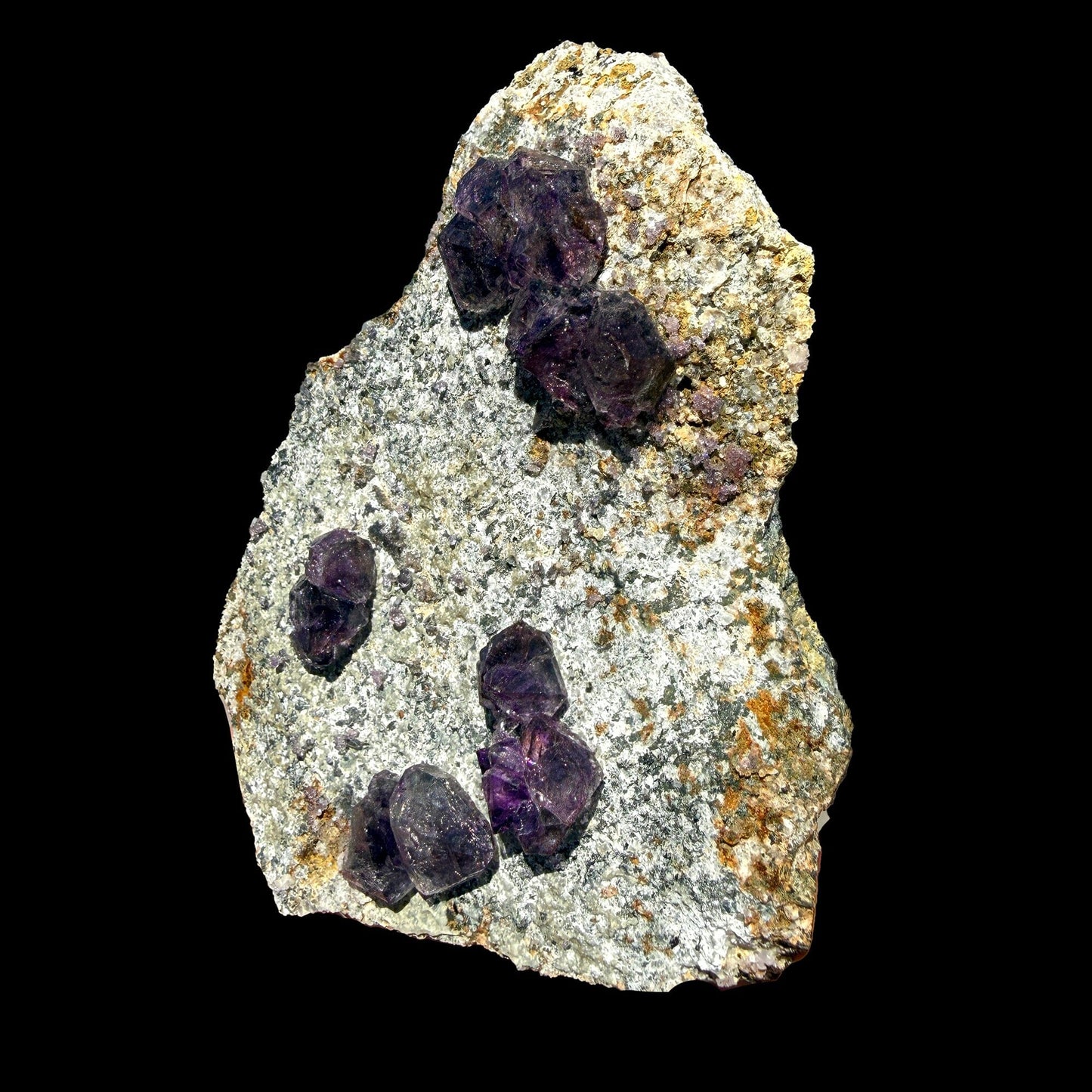 Karur Amethyst Crystal Cluster on Matrix – Deep Purple Natural Quartz Specimen India | Collector Grade Raw Mineral # DKT54 Amethsty Superb Minerals 