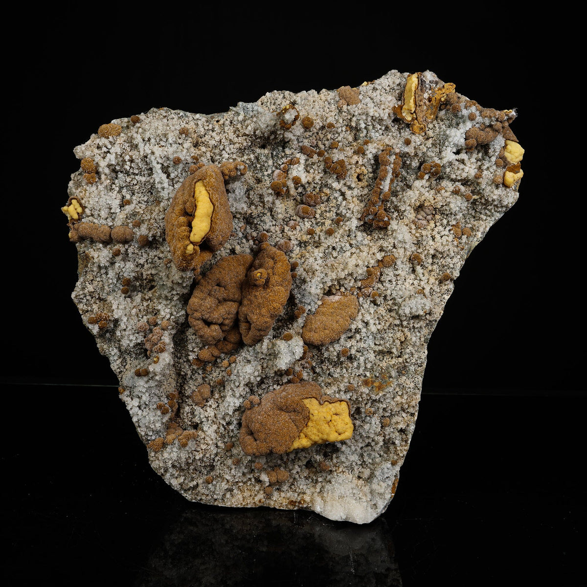 Large Museum-Grade Gyrolite Nodules on Heulandite & Micro-Quartz Matrix – # B 7242 Gyrolite Superb Minerals 