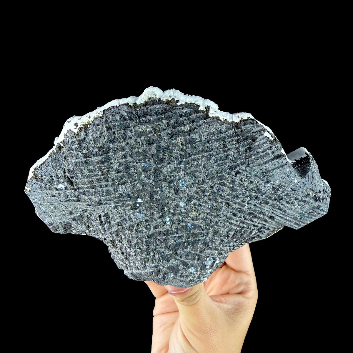 Lush Mint Green Apophyllite Cluster on Sparkling Chalcedony & Calcite Matrix - Collector’s Cabinet Specimen from Ahilyanagar, India # DKT185 Apophyllite Superb Minerals 
