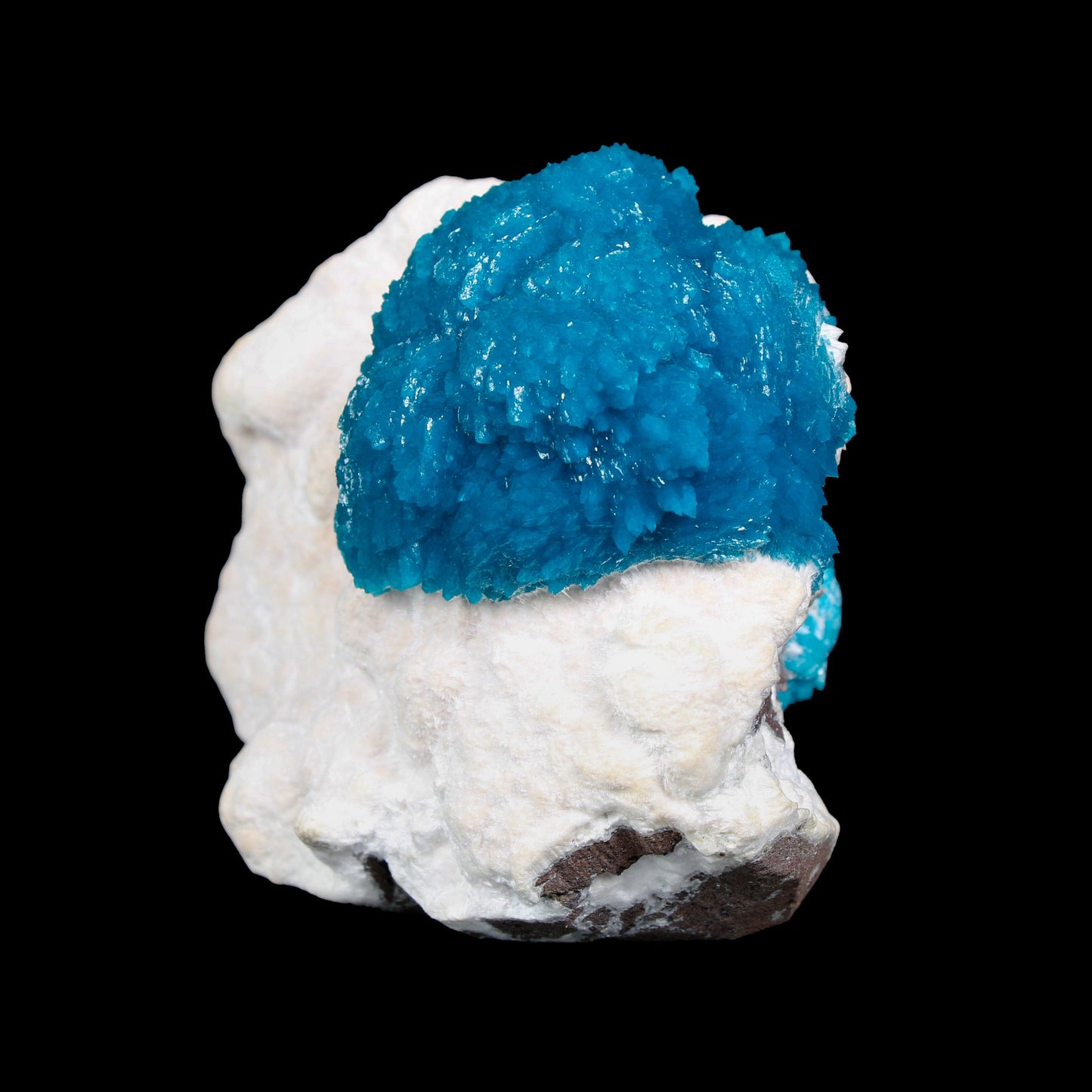 Museum Grade - Cavansite on Mordenite – Exceptional Natural Formation from Wagholi , Pune # B 7157 Cavansite Superb Minerals 