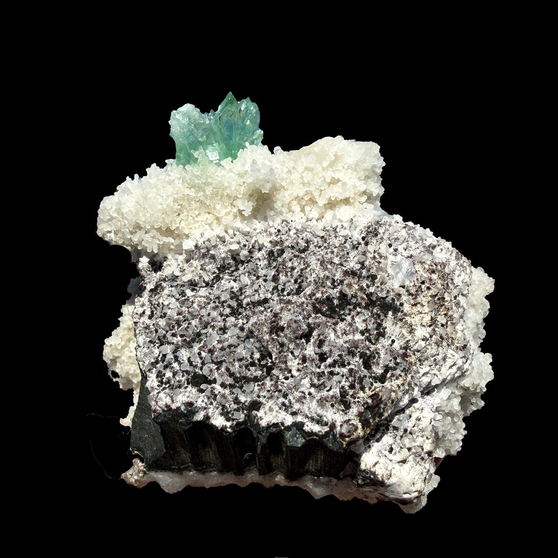 Museum-Grade Green Apophyllite Crystal Cluster on Stilbite Matrix | Rare Indian Zeolite Specimen from Maharashtra | Terminated Apophyllite Formation # DKT59 Apohyllite Superb Minerals 