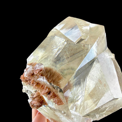 Museum-Grade Optical Calcite with Apophyllite – Rare Jalgaon, India Crystal Specimen | Gemmy Transparent Calcite Formation Calcite Superb Minerals 