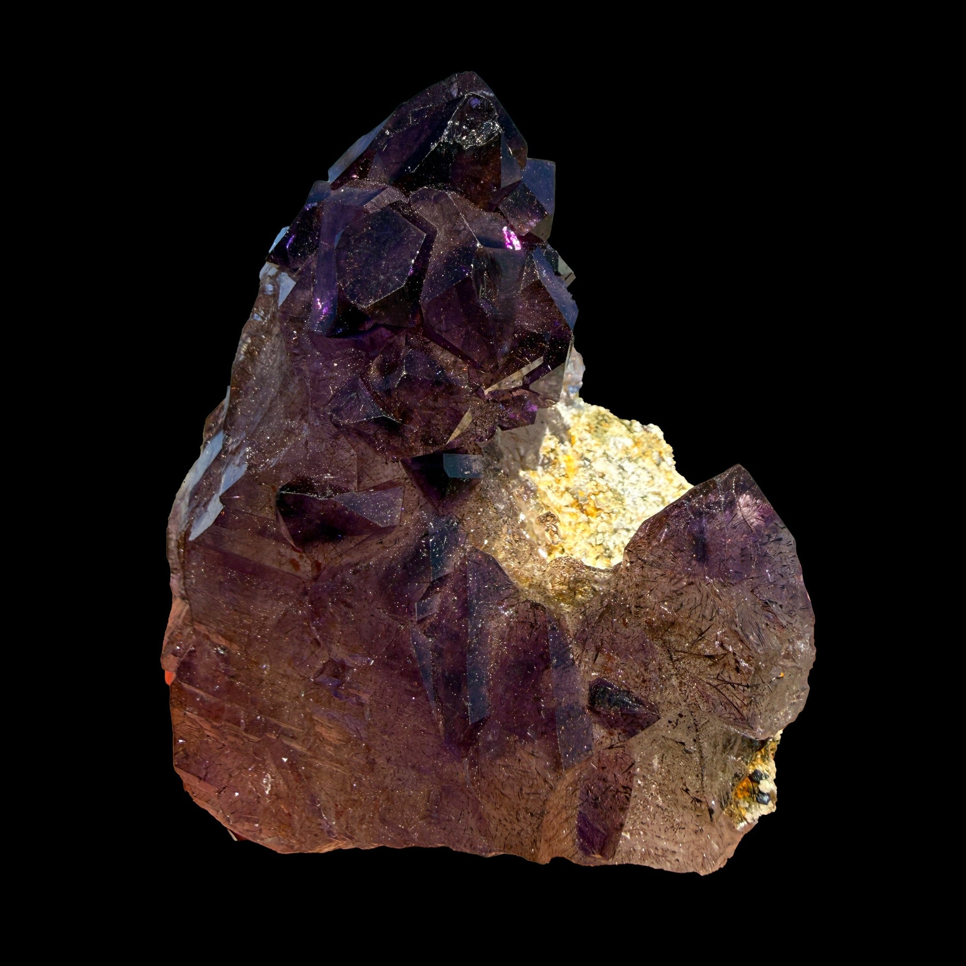 Natural Amethyst Crystal from Karur, India – Deep Purple Quartz Formation, Collector’s Healing Crystal Display Piece # DKT38 Amethsty Superb Minerals 