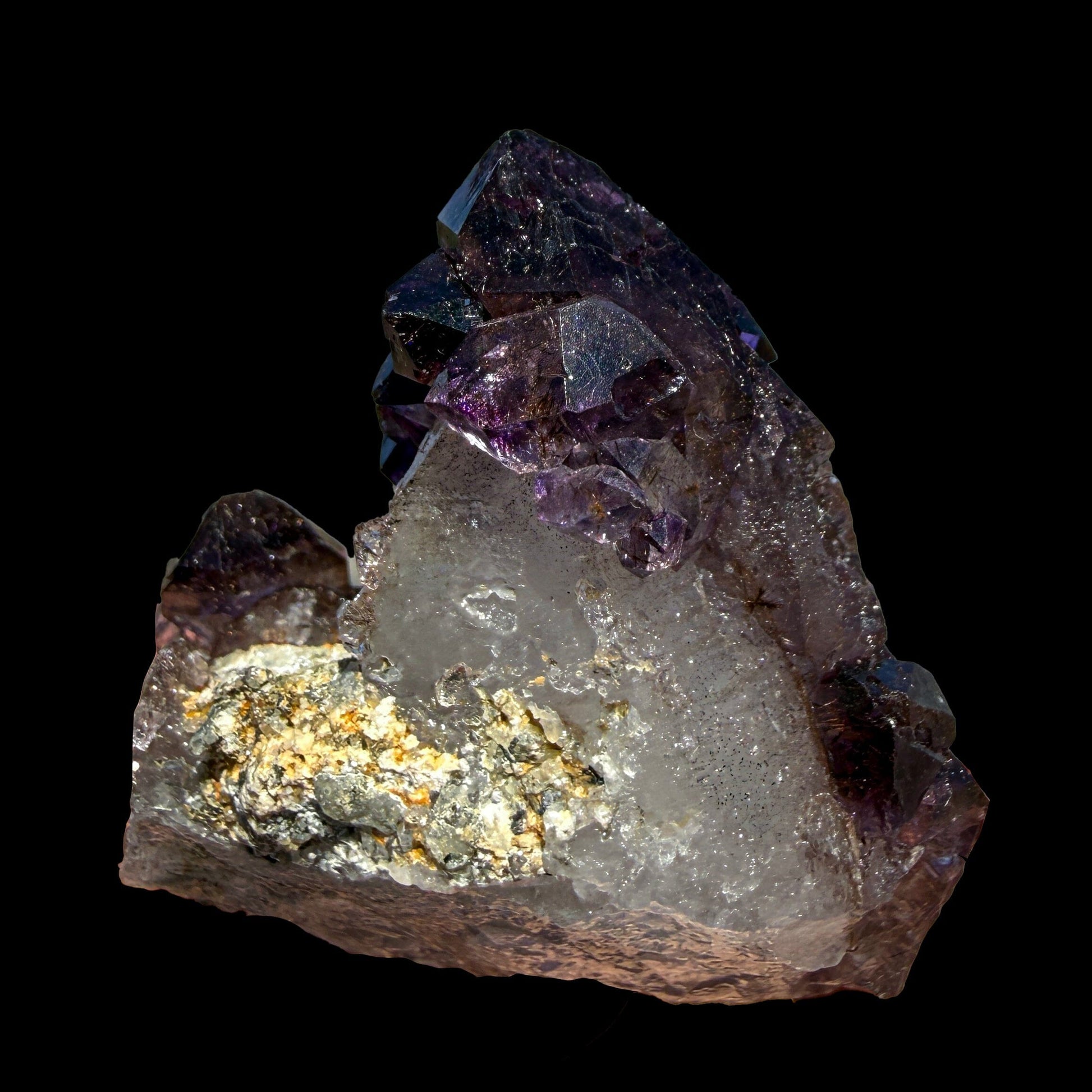 Natural Amethyst Crystal from Karur, India – Deep Purple Quartz Formation, Collector’s Healing Crystal Display Piece # DKT38 Amethsty Superb Minerals 