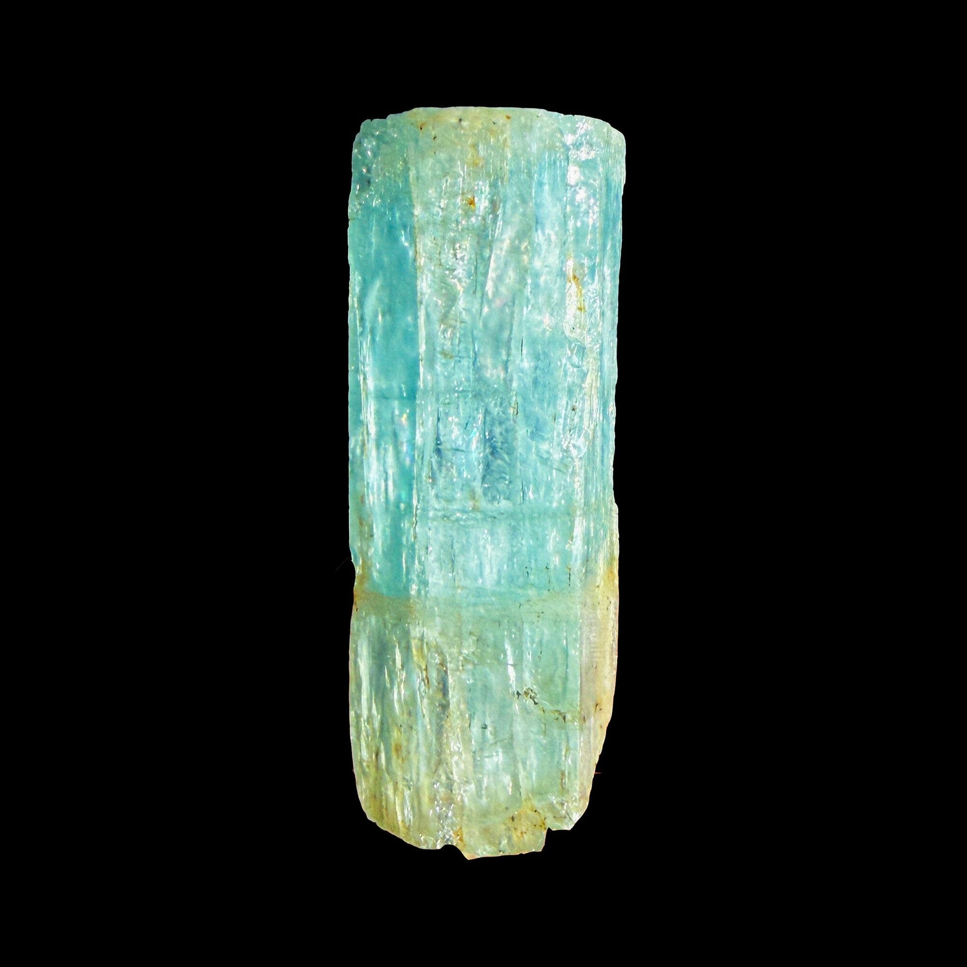 Natural Blue Aquamarine Crystal from Karur, India | Rare Raw Beryl Mineral Specimen | Collector Gemstone # DKT5