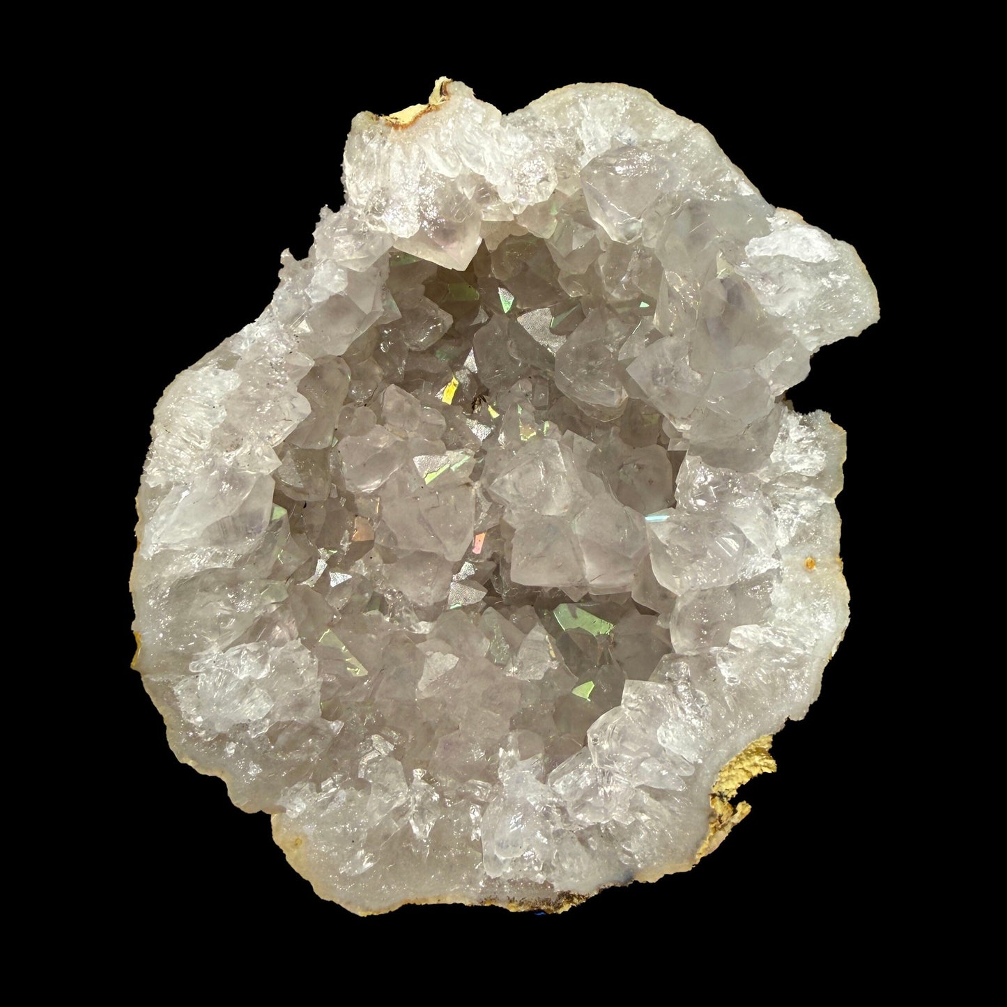 Natural Iridescent Quartz - Rare Anandalite Rainbow Crystal Specimen from Nashik # B DKT140 Anandalite Superb Minerals 