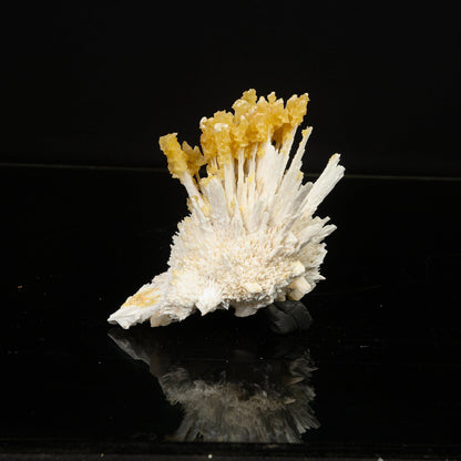 New Find Calcite Layer on Scolecite Natural Mineral Specimen # B 6785 Calcite Superb Minerals 