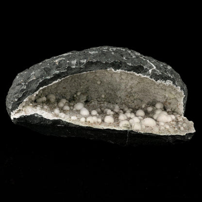 Okenite Big Puffballs Inside Chalcedony Geode Natural Mineral Specimen # B 5859 Okenite Superb Minerals