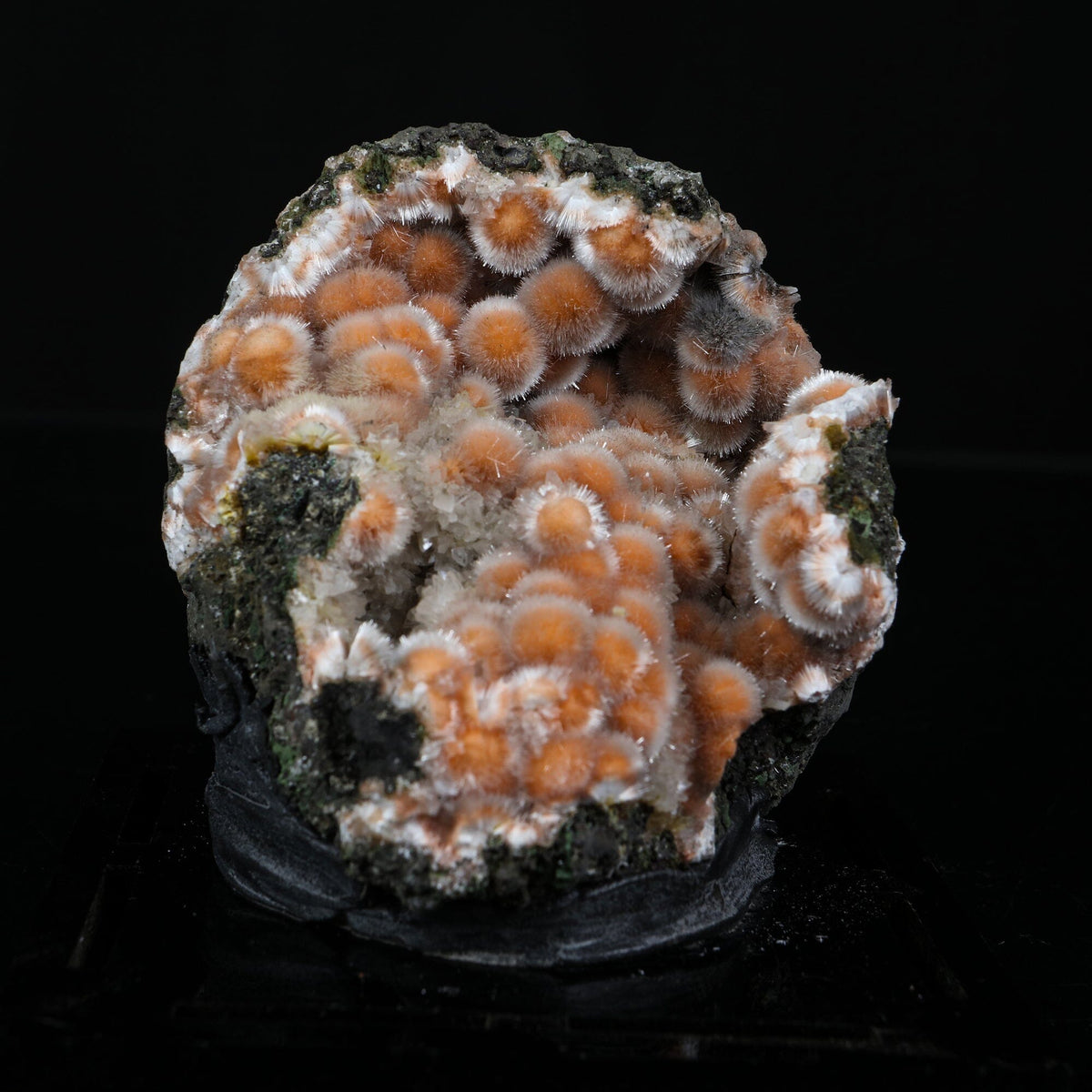 Orange Thomsonite with Mesolite Natural Mineral Specimen from Madhya Pradesh # B 7230 Thomsonite Superb Minerals 