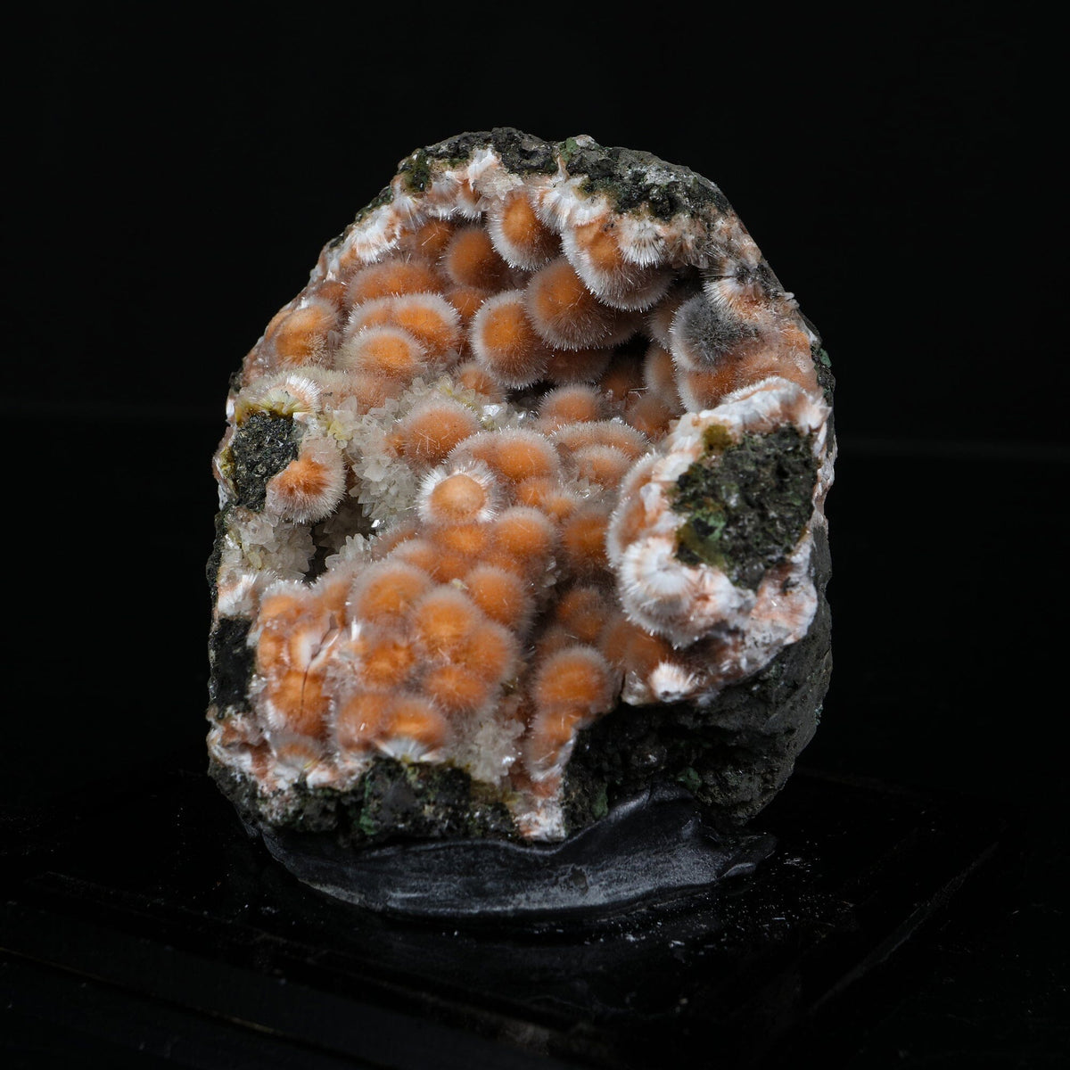 Orange Thomsonite with Mesolite Natural Mineral Specimen from Madhya Pradesh # B 7230 Thomsonite Superb Minerals 
