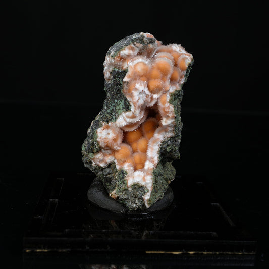 Orange Thomsonite with Mesolite Natural Mineral Specimen from Madhya Pradesh # B 7232 Thomsonite Superb Minerals 