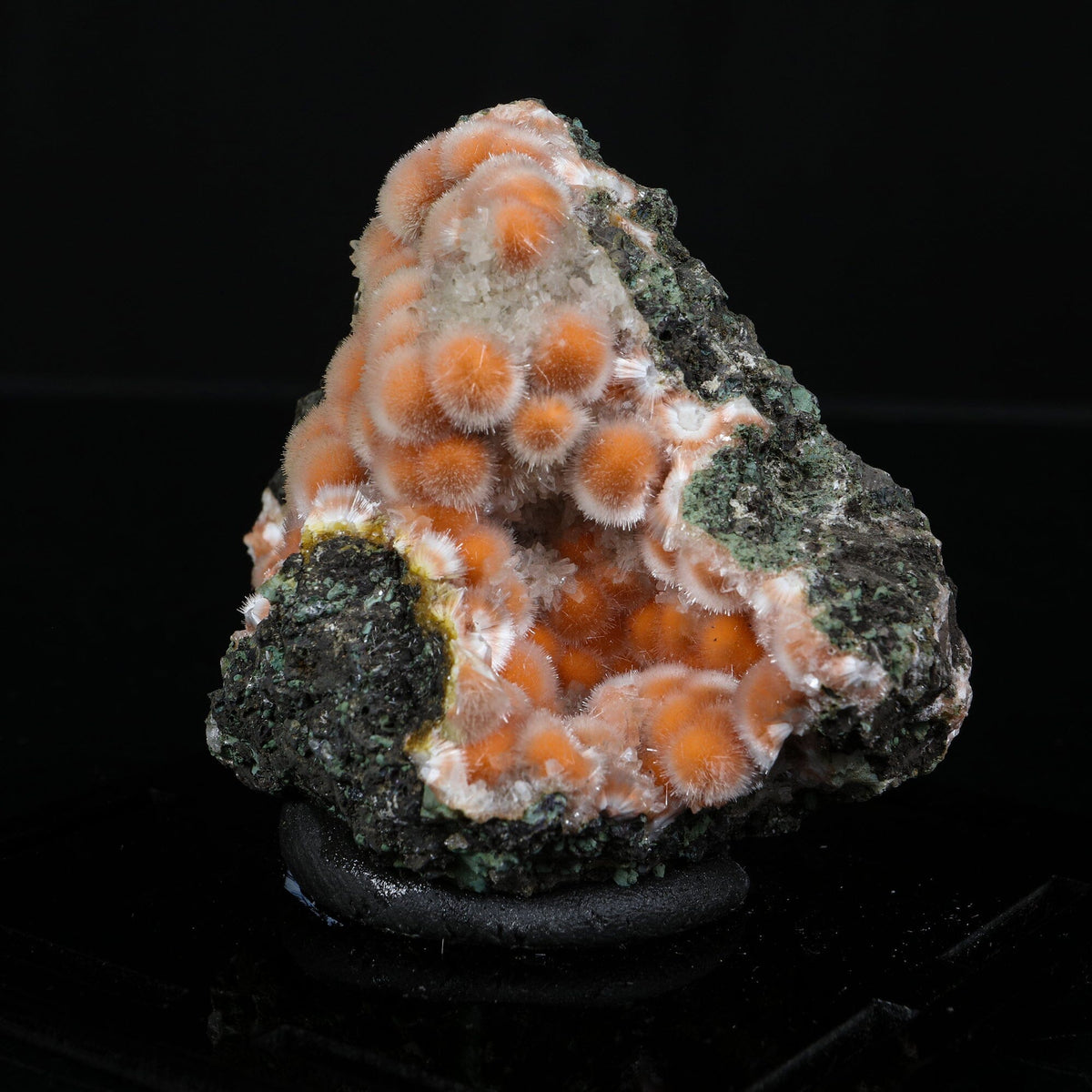 Orange Thomsonite with Mesolite Natural Mineral Specimen from Madhya Pradesh # B 7238 Thomsonite Superb Minerals 