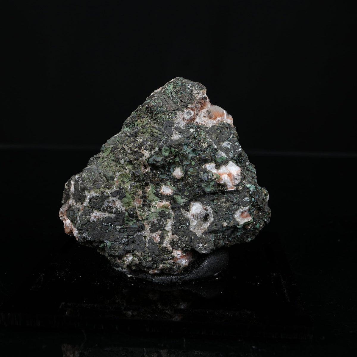 Orange Thomsonite with Mesolite Natural Mineral Specimen from Madhya Pradesh # B 7238 Thomsonite Superb Minerals 