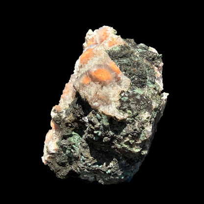 Orange Thomsonite with Mesolite Natural Mineral Specimen from Madhya Pradesh # DKT90 Thomsonite Superb Minerals 