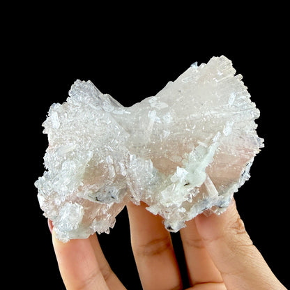 Peach Heulandite on Chalcedony & Stilbite Matrix - Natural Indian Zeolite Mineral from Jalgaon # DKT148 Heulandite Superb Minerals 
