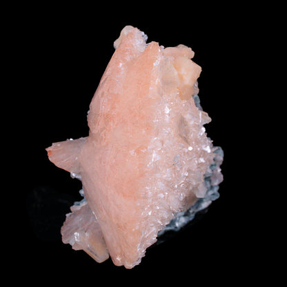 Pink Heulandite Crystal Cluster on Chalcedony – Jalgaon Zeolite Specimen # B 7179 Heulandite Superb Minerals 
